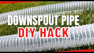 DIY How to Build Clog Free Downspout Gutter Drain Lines by Using Water Pressure and Water Velocity by FRENCH DRAIN MAN 11,069 views 2 months ago 7 minutes, 36 seconds