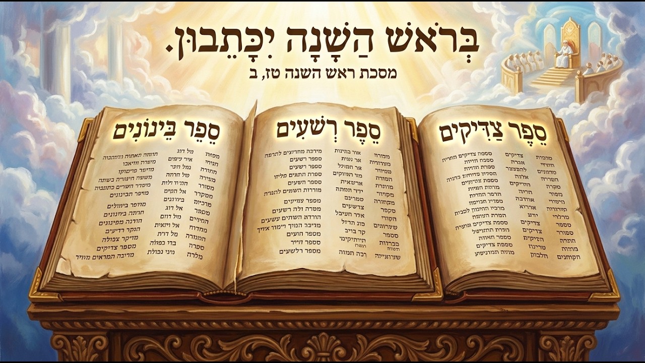 The Gemara About Rosh HaShanah (The Three Books) part 5, Rosh HaShanah 16b-17a - Uganda Shiur