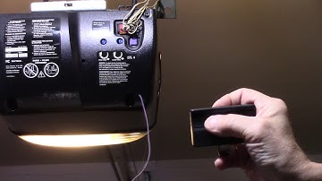 How To Program A Remote For A Liftmaster, Chamberlain Or Sears Garage Door Opener
