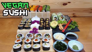 Vegan Sushi Roll, California Roll and Vegan Nigiri || How to make Vegetarian//Vegan Sushi at home screenshot 2