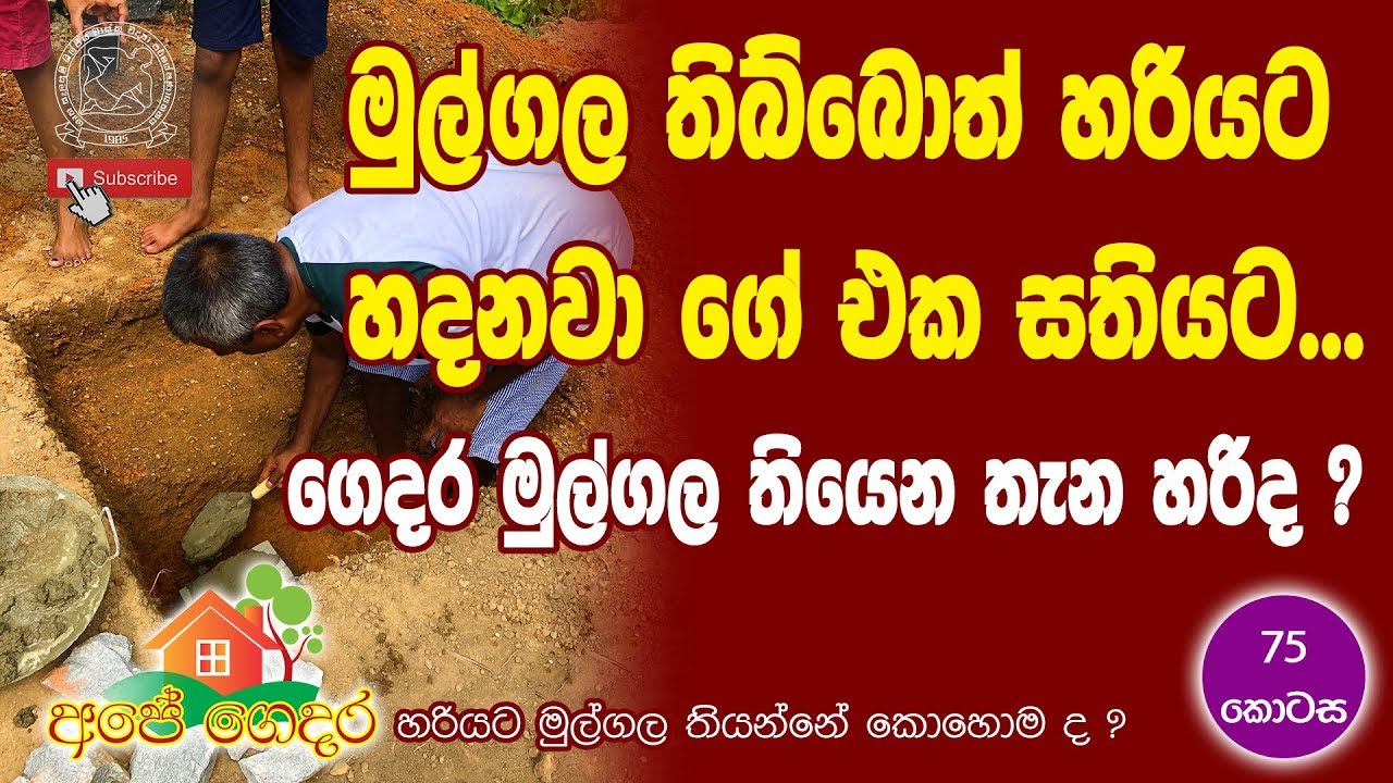 Ape Gedara Part 75 මුල්ගල තිබ්බොත් හරියට හදනවා ‌ගේ එක සතියට...