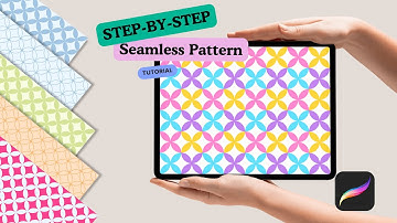 Procreate. Seamless Pattern Tutorial. How To Make Geometric Circle Pattern. Step-by-Step Guide. Easy