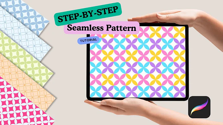 Procreate. Seamless Pattern Tutorial. How To Make Geometric Circle Pattern. Step-by-Step Guide. Easy