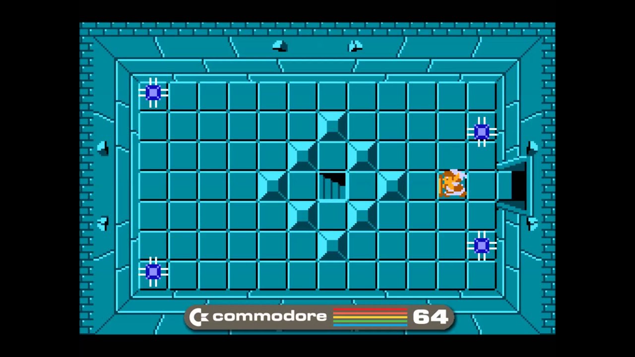 Zelda (Nintendo Music) Dungeon Theme Played on a real Commodore 64