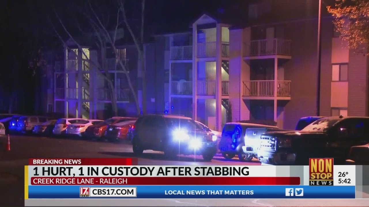 1 injured, 1 in custody after stabbing at Raleigh apartment complex ...