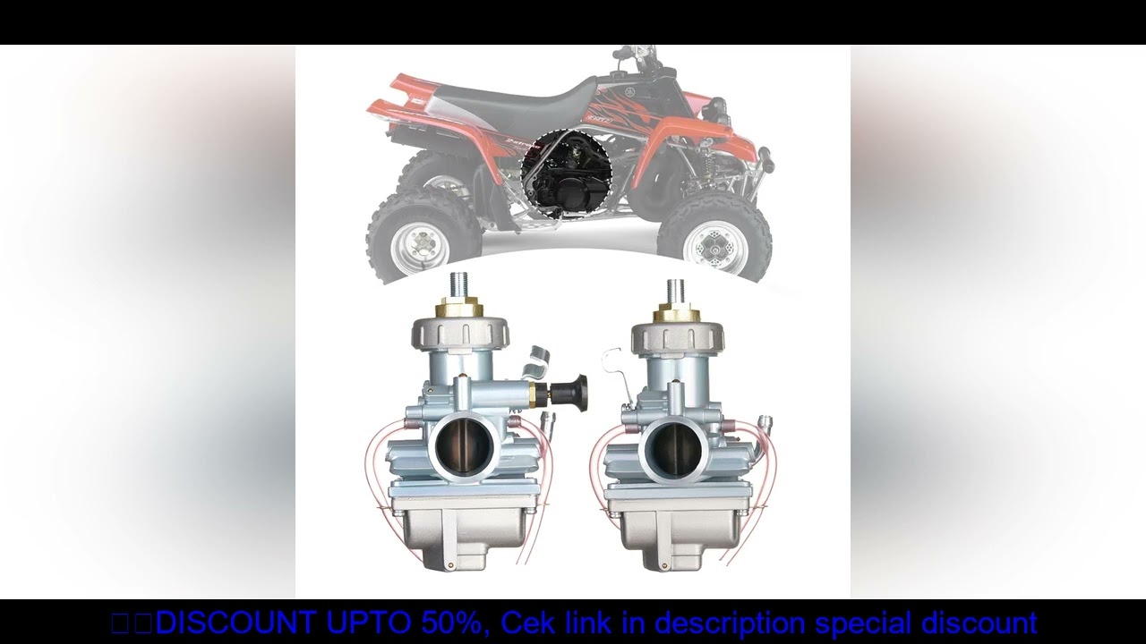 CARBURETOR Fits FOR YAMAHA BANSHEE 350 1987-2006 350 YFZ 350 RIGHT & LEFT SIDE NEW CARB 1987-2006 Co