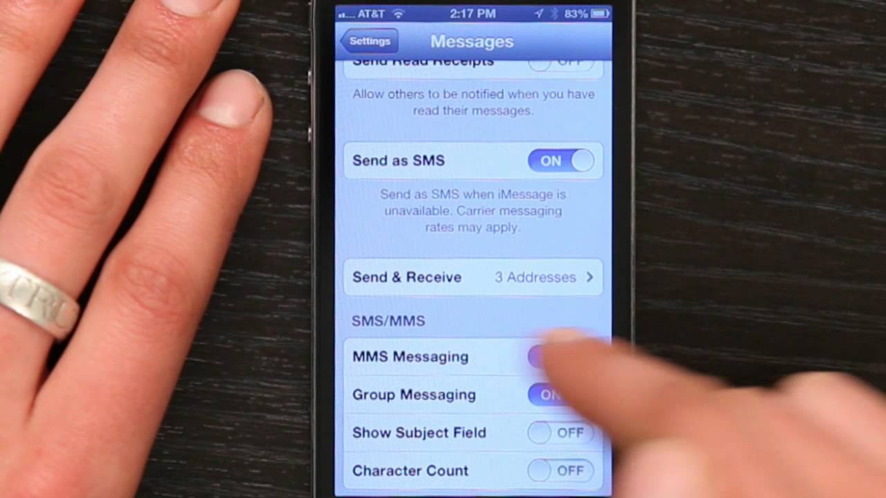 how do you get text message transcripts