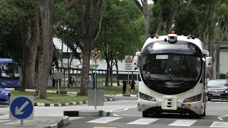 Singapore launches new self-driving bus trial | AFP screenshot 2
