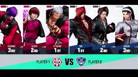 The King of Fighters XV - Team Awakened Orochi vs Team Sacred Treasures (CPU vs CPU)