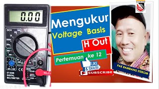 Safe Way to Measure the Working Voltage of the Base H Out Peripheral P 12 Computer Engineering ST...