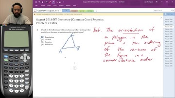Problem 2, August 2016 Geometry (Common Core) Regents Exam - JuanTutors.com
