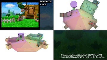 Paper Mario (N64) - Varied map collision testing 2