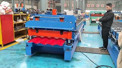steel roof glazed tile machine roll forming machine
