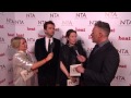 Backstage at the NTAs with David Tennant & Olivia Colman