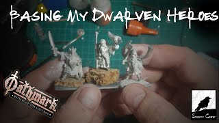 Basing Northstars Dwarf King, Musician and Wizard for Oathmark
