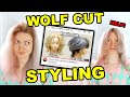 I Followed a "How to Style a Wolf Cut" tutorial 😬 | TikTok Hair Trend 2021