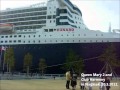 Queen Mary 2 in Nagasaki on March 20,2012. 長崎港のクイーンメリー2　2012年3月20日。