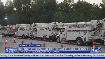 Duke Energy working around the clock to restore power