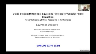 Using Student Differential Equations Projects for General Public Education