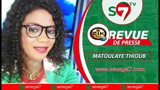 Revue de presse (Wolof) Zik fm du Jeudi 19 Octobre 2023 avec Mantoulaye Thioub Ndoye