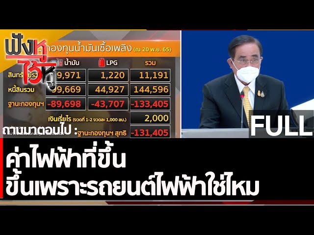 (คลิปเต็ม) ค่าไฟฟ้าที่ขึ้น ขึ้นเพราะรถยนต์ไฟฟ้าใช่ไหม| ฟังหูไว้หู (25 พ.ย. 65)