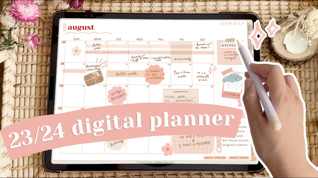 Retro 2023-24 iPad Planner 📝 | GoodNotes 5 Setup Guide