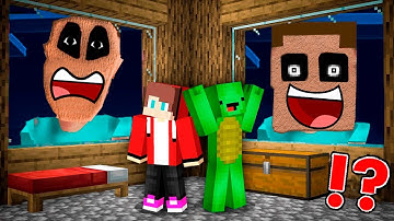 JJ and Mikey HIDE from Scary Mimics at Night in Minecraft - Maizen ?!