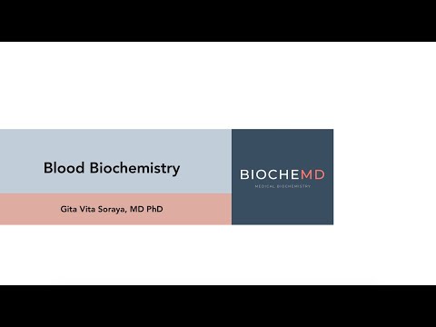 Blood biochemistry