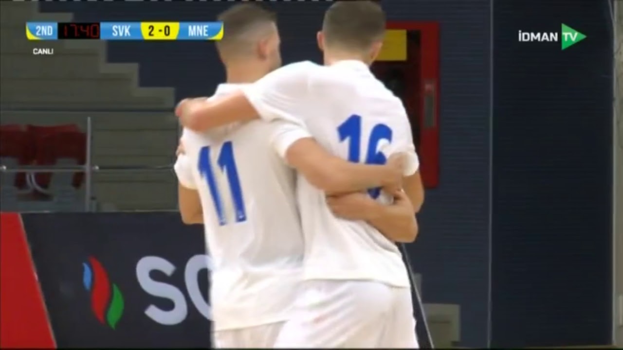 Slovakia - Montenegro Futsal WC Qualification- Highlights