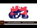 Adobe Illustrator CC Tutorial: How to create a flat illustration + Free Download