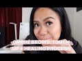 OMBRÉ POWDER BROWS part 3: TOUCH UP + HEALING PROCESS || *sensitive skin*