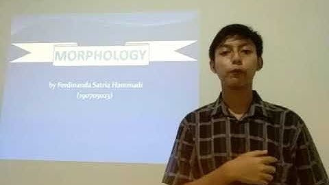 Introduction to Linguistics: Morphology