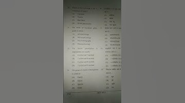 #bsc2nd sem botany question paper ||ex #motivation #exam