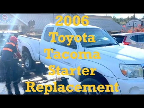 DIY Toyota Tacoma 2006 Starter Replacement Tutorial Demo [DIY Toyota Tacoma Starter Swap Out]