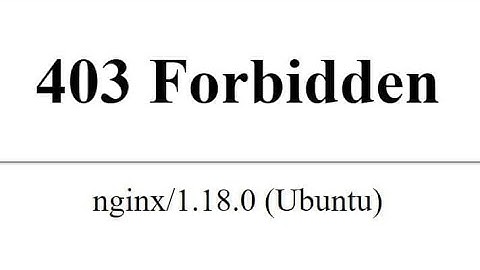 Nginx phpmyadmin 403 forbidden error solution
