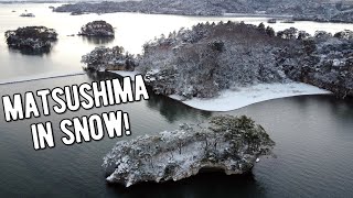 Snow Covered Islands of Matsushima Bay | Sendai in Winter | Japan Cheap Eats & Travel
