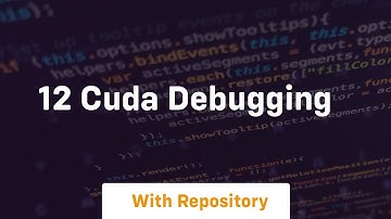 12 cuda debugging