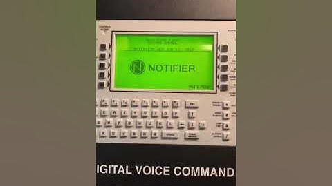 Notifier NFS2-3030 fire Notifier First Vision Graphic Anunciator