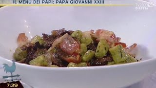 Il menù di Giovanni XXIII: gnocchetti di polenta e broccoletti