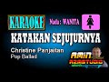 KATAKAN SEJUJURNYA Christine Panjaitan KARAOKE Nada WANITA