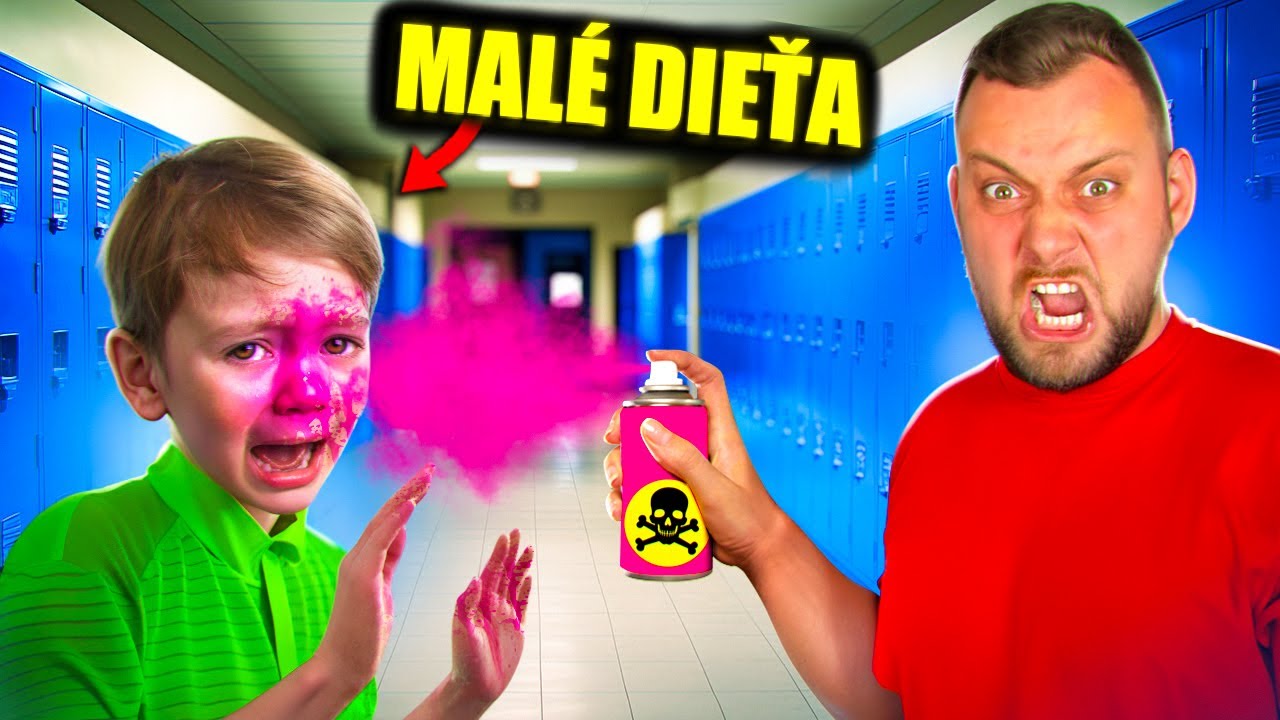 Strekol som JEDOVATÝ Sprej Malému Dieťaťu do Tváre na Základnej Škole ( ŠIKANÁTOR ROKA )