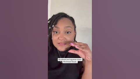 Tip to get a good breastfeeding latch