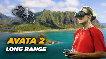 LONG RANGE flight with the DJI AVATA 2 | Epic Mountain Dive