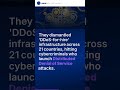Europol targets 75,000 users in global DDoS operation #Shorts