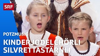 Miniatura de vídeo de "Kinderjodelchörli Silvrettastärnli: Uf de Alpe d‘obe | Potzmusig | SRF"