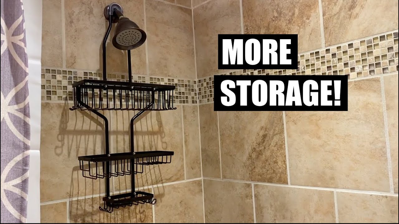 Consumest 4 Tier Over The Door Shower Caddy with Soap Holder