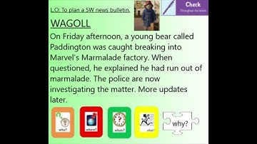 Year 3 Writing Tuesday 19th January