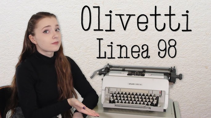 Máquina de escribir Olivetti linea 98