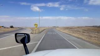 BigRigTravels LIVE! Dodge City to Plevna, Kansas US 50 East-Mar. 16, 2018