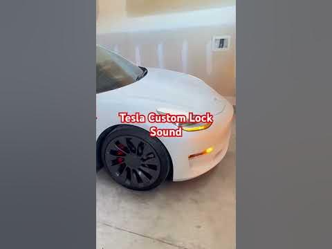 Tesla Custom Lock Sound - YouTube